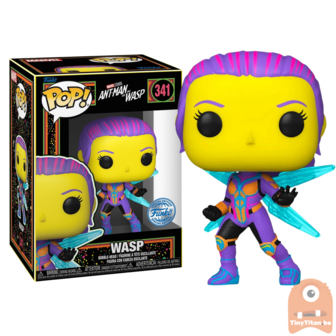 POP! Marvel Wasp Black Light 341 Ant-man and the Wasp Exclusive 