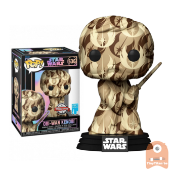 POP! Star Wars Artist Series Obi-Wan Kenobi rebel Alliance Logo Exclusive 