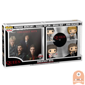 POP! Rock Albums Deluxe: Queen greatest Hits 4-Pack Exclusive