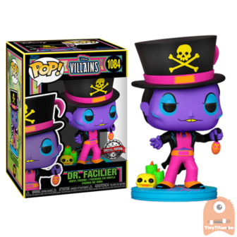 POP! Disney Dr. Facilier Black light 1084 Villains exclusive 