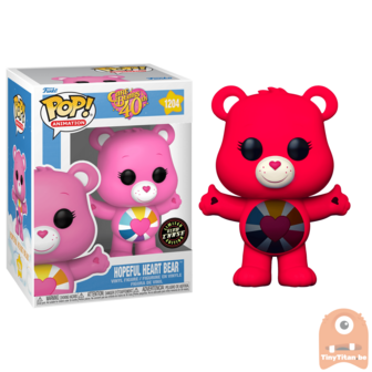 POP! Animation Hopeful Heart Bear GITD CHASE 1204 Care Bears 40th Exclusive