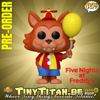 Funko POP! Balloon Foxy - Five Nights At Freddy's Pre-order