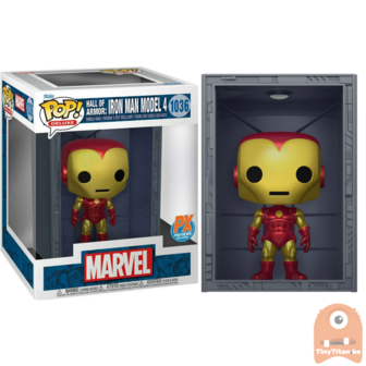 POP! Marvel iron Man Model 4 1036 6 INCH Hall Of Armor Exclusive 