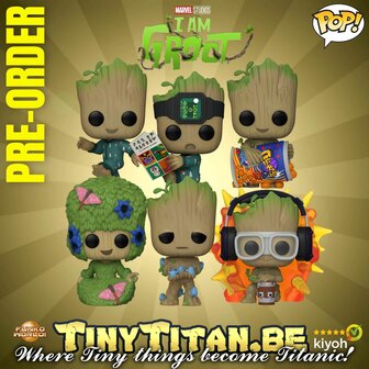Funko POP! Bundle of 6 I am Groot Marvel Pre-order