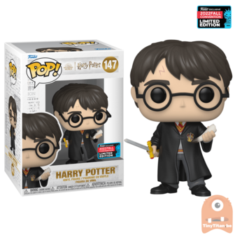 POP! Harry w/ Sword and Fang 147 Harry Potter NYCC 2022 Exclusive LE