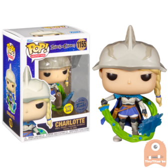 POP! Animation Charlotte GITD 1155 Black Clover Exclusive 
