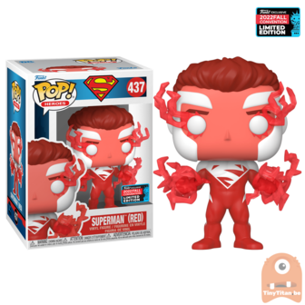 POP! heroes Superman Red 437 DC NYCC 2022 Exclusive LE 