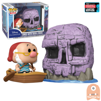 POP! TOWN Disney Smee W/ Skull Rock 32 Peter Pan NYCC 2022 Exclusive LE 