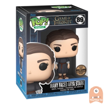 Digital POP! Many Faced Arya Stark 89 Legendary Game of Thrones Exclusive Pre-order