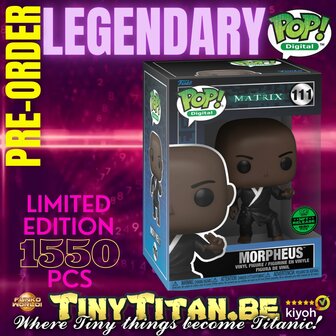 Digital POP! Morpheus Legendary The Matrix Exclusive Pre-order