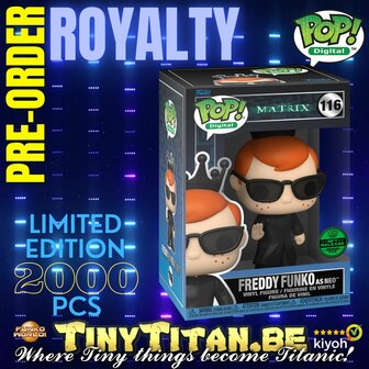 Digital POP! Freddy Funko as Neo Royalty The Matrix Exclusive Pre-order