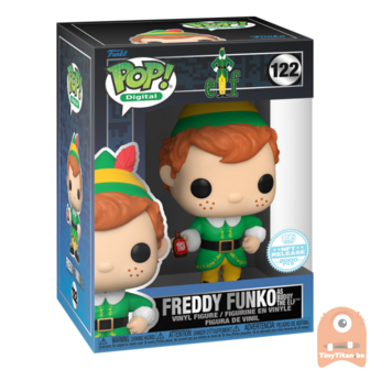 Digital POP! Freddy Funko as Buddy the Elf Royalty Elf Exclusive Pre-order