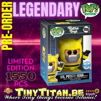 Digital POP! Mr. Potato Head Bumblebee Legendary Retro Toys Exclusive Pre-order