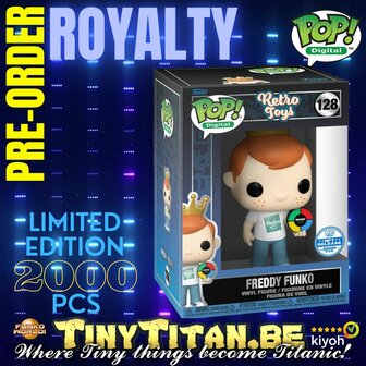Digital POP! Freddy Funko Hasbro T-Shirt Royalty Retro Toys Exclusive Pre-order