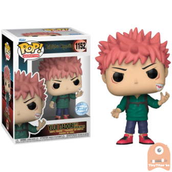 POP! Animation Yuji Itadori w/ Sukuna Mouth 1152 jujutsu Kaisen Exclusive 