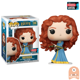 POP! Disney Merida w/ Torn Dress 1245 Brave NYCC 2022 Exclusive LE 