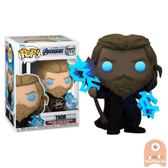 POP! Marvel Thor GITD CHASE 1117 Avengers Endgame Exclusive 