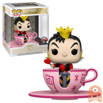 POP! Disney Deluxe Queen of Hearts at the Mad Tea Party Attraction 1107 Exclusive 