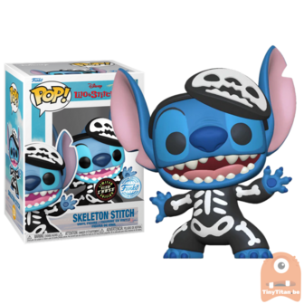 POP! Disney Skeleton Stitch GITD CHASE 1234 Lilo &amp; Stitch Exclusive 