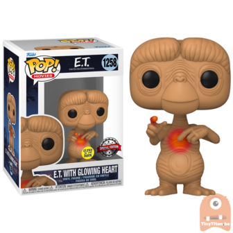 POP! Movies ET W/ Glowing Heart GITD Exclusive