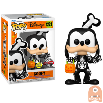 POP! Disney Goofy GITD 1221 Skeleton Exclusive