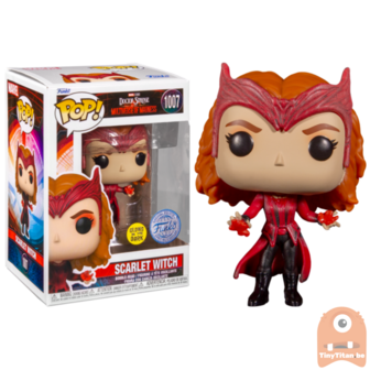 POP! Marvel Scarlet Witch GITD 1007 Doctor Strange 2 Exclusive 