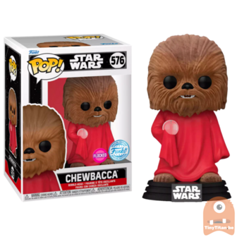 POP! Star Wars Chewbacca Flocked Red Coat 576 Exclusive