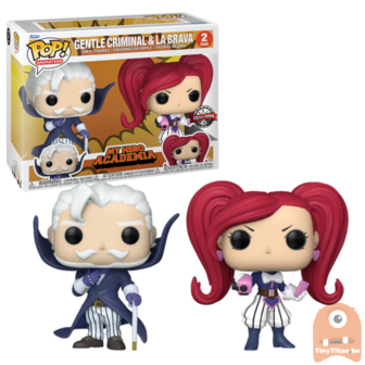 POP! Animation Gentle Criminal &amp; la Brava 2-Pack MHA Exclusive