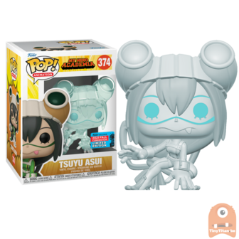 POP! Animation Tsuyu Asui Transluscent 374 NYCC 2021 MHA Exclusive LE 