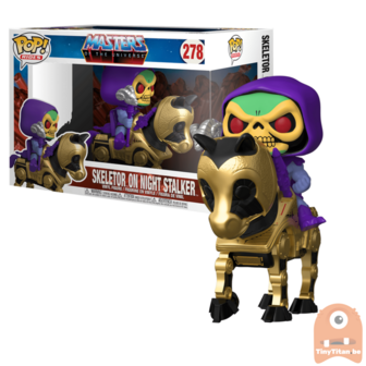 POP!  Rides Skeletor w/ Night Stalker 278 - Masters of the Universe Retro Toys