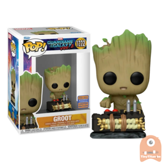 POP! Marvel Groot w/ Bomb 1222 Guardians of the Galaxy WonderCon 23 Exclusive