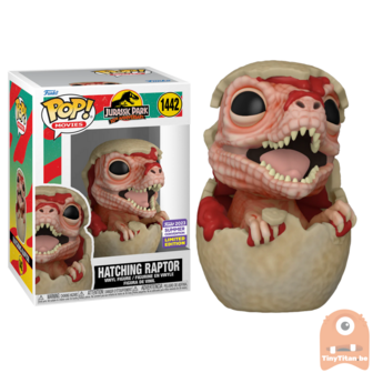 POP! Movies Hatching Raptor 1442 Jurassic Park SDCC 2023 Exclusive 
