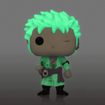 POP! Animation Roronoa Zoro GITD 327 One Piece Exclusive