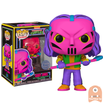 POP! Retro Toys Casey Jones Black Light 121 TMNT Exclusive 