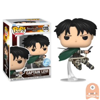 POP! Animation Captain Levi 1315 Attack on Titan Exclusive 