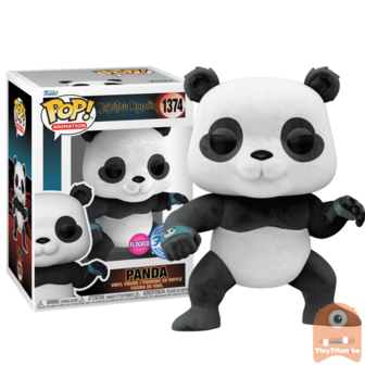 POP! Animation Flocked Panda 1374 Jujutsu Kaisen Exclusive