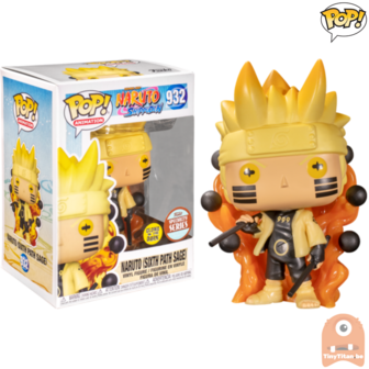 POP! Animation Naruto Uzumaki Six Paths Sage GITD 932 Naruto Shippuden Exclusive SS