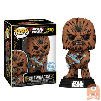 POP! Star Wars Retro Chewbacca 570 Exclusive
