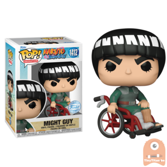 Funko POP! Animation Might Guy in wheelchair 1412 Naruto Exclusive