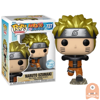 Funko POP! Animation Naruto Uzumaki Running Metallic 727 Naruto Exclusive