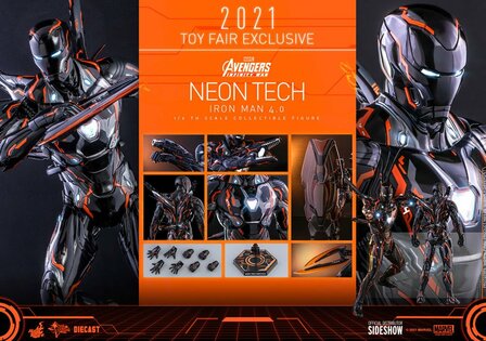Hot Toys iron Man Neon Tech 4.0 2021 Toy Fair Exclusive 32CM