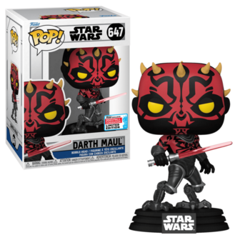 Funko POP! Darth Maul w/ Cybernetic Legs 647 NYCC 2023 Exclusive LE 