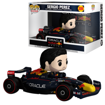 Funko POP! RIDE DLX Sergio Perez 306 Formula 1 RedBull Racing