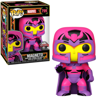 Funko POP! Marvel Magneto Black Light Glow 799 Exclusive 