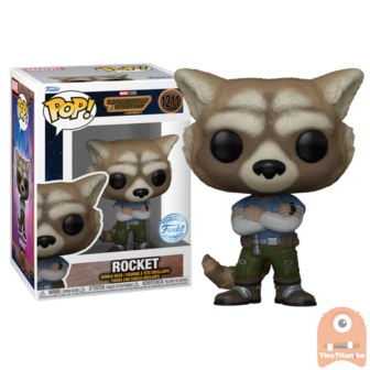 Funko POP! Marvel Rocket Racoon 1211Guardians of the Galaxy Vol. 3 Exclusive