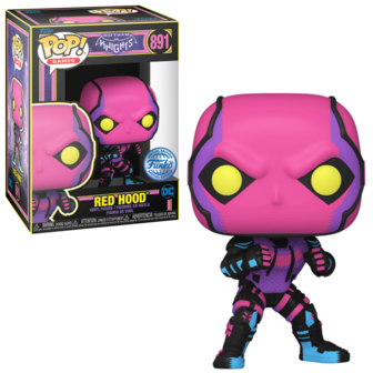 POP! Games Red Hood  891 Black Light Gotham Knight Exclusive