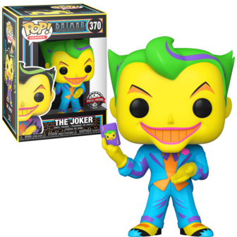 POP! Heroes The Joker Black light Glow Blue suit 370 The Animated Series Exclusive