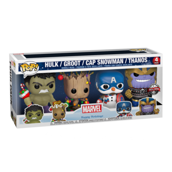 Funko POP! Holiday Marvel 4-Pack Disney Exclusive