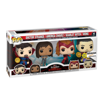 Funko POP! Doctor Strange Multiverse GITD 4-Pack Disney Exclusive