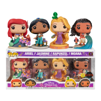Funko POP! Ultimate princess GITD 4-Pack Disney Exclusive